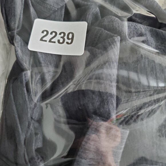 90 Degree By Reflex Cropped Long Sleeve Quarter Zip Heathered Night  Sz L New - Picture 6 of 6